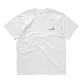 Carhartt Work in Progress American Script Short Sleeve T-Shirt Gray I029956-482-XX