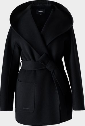 Mackage Paya Double-Face Wool Wrap Coat