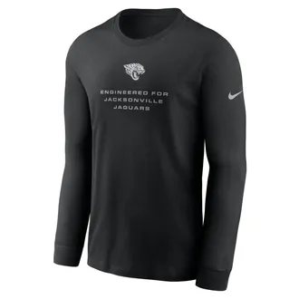 Nike Jacksonville Jaguars Team Issue Nike Mens Dri-FIT NFL Long-Sleeve T-Shirt in Black | 02EW00A9N-ZSZ