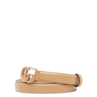 Gucci Pre-owned Vintage Leather Belt - female - Gucci Vintage - Vintage Belts - Beige - ONE SIZE - Pre-owned