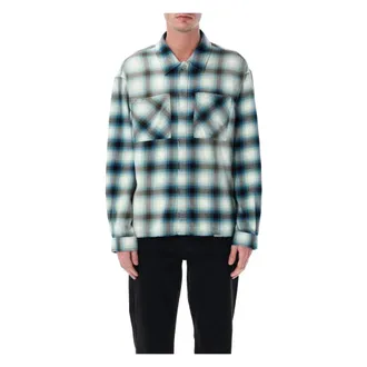 Represent Casual Shirts, male, Multicolor, Size: XL Sun Bleached Flannel Shirt