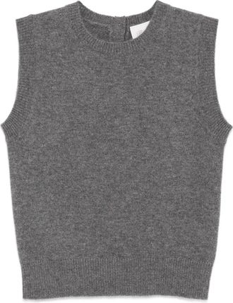BONPOINT Whistler cashmere vest - women - Cashmere - S - Grey