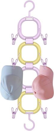 No Brand Organizador De Sombreros - Soporte Vertical Con Clips Estante Para Guardar Sombreros, Vitrina Organizadora Que Ahorra Espacio, Puerta De Entrada Del D