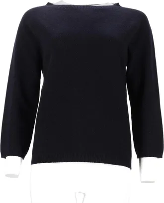 Fabiana Filippi Knit Sweater With Classic Boat Neckline And Lurex Accents