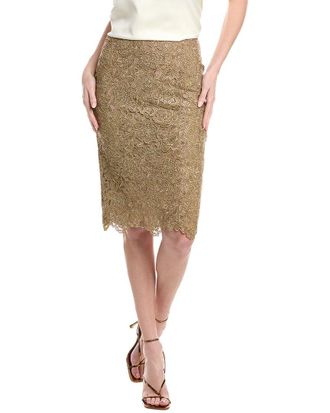 Valentino Silk-Blend Pencil Skirt