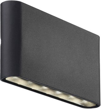 Nordlux Kinver 84181003 Aplique De Pared Negro Exterior