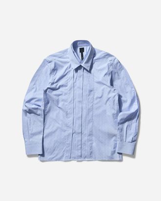 _J.L-A.L_ Men s Palaeo Shirt Azure Stripe