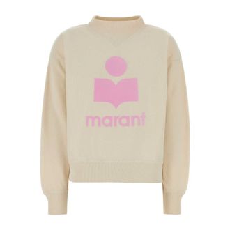 Isabel Marant Sweatshirts, female, Beige, Size: XS Moby Sweatshirt