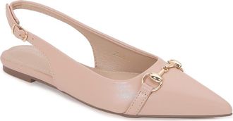 Berness Bit Slingback Flat in Beige at Nordstrom Rack, Size 8.5