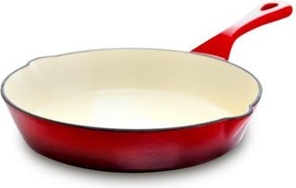 Crock-pot Artisan 8 in. Round Enameled Cast Iron Skillet in Scarlet Red at Nordstrom