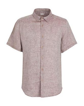 8 by YOOX LINEN S/SLEEVES REGULAR-FIT SHIRT