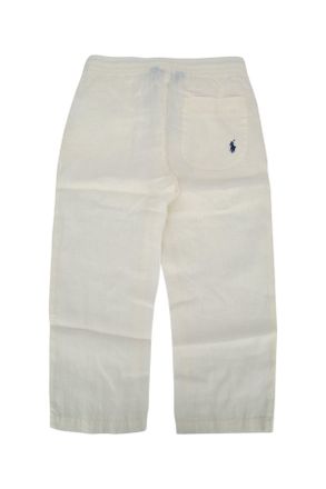 Polo Ralph Lauren Drawstring Cotton Trousers - Beige