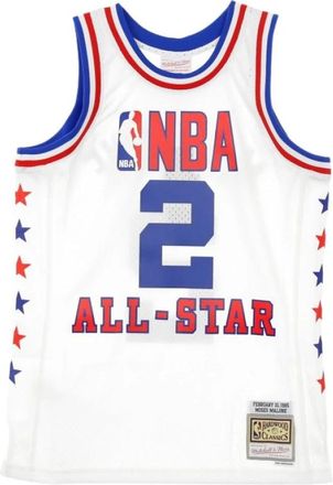 Mitchell & Ness Mand NBA Top - Heren - Fitness - Wit - S - Fitness