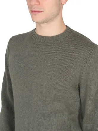 Pantaloni Torino Wool-Angora Blend Sweater - Green