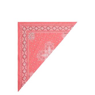 Pinko Pinko, Accessoires, Dames, Rood, ONE Size, Katoen, Bailando Bandana