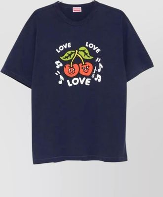 Kenzo cotton printed crewneck t-shirt