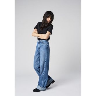 Only Wijde jeans met hoge taille