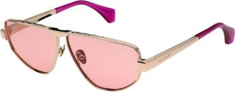 Vivienne Westwood VW7037 400 Womens Sunglasses Gold Size 60