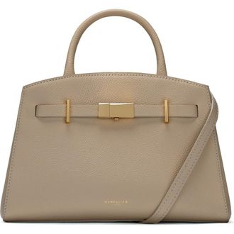 DeMellier The Small Hudson Leather Tote in Light Taupe at Nordstrom