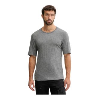 Icebreaker Fitness, Heren, Grijs, S, Wol, Merino 200 Oasis Short Sleeve Crewe