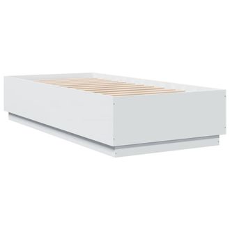 Berkfield Home Modern Bed Frame without Mattress White 90x200 cm