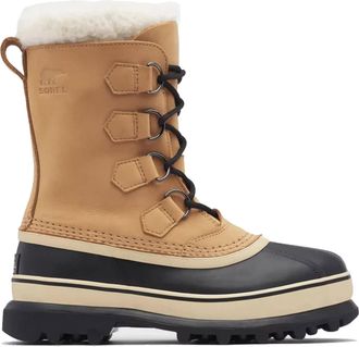 Sorel Tan Caribou Mid-Calf Leather Boots