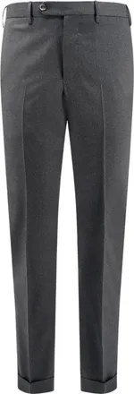 Pantaloni Torino Master Fit Broeken - Heren - Broeken - Grijs - Maat: M Wol