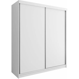 Mirjan24 Mobilier1 - Armario Dover 108, Blanco, 200x200x62cm, Puertas de armario: Correderas, Número de estantes: 0