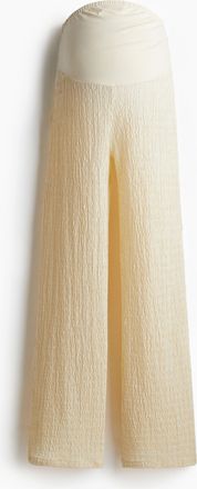 H&M MAMA Jerseyhose mit Textur - Beige