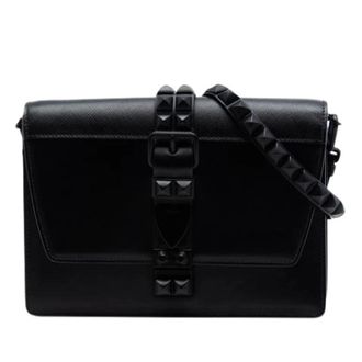 Prada Pre-owned Cross Body Bags, female, Black, Size: ONE SIZE Pre-owned Elektra Crossbody