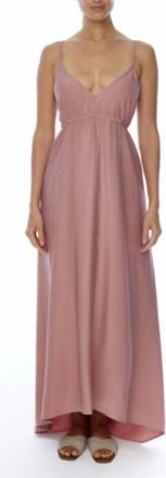 LBLC The Label Ruffle Maxi Dress In Blush