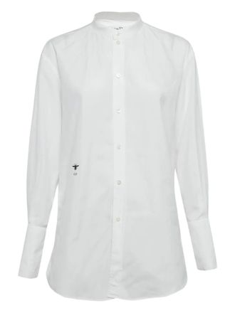 Dior Camicia CD con ricamo - Bianco