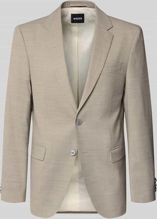 HUGO BOSS Regular Fit Anzugsakko mit Schurwoll-Anteil Modell JASPER in Sand, Gr&ouml;&szlig;e 106