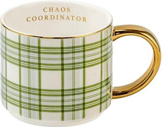 Sweet Water Decor Patterned 14 oz Gold Handle Coffee Mug in Chaos Coordinator at Nordstrom