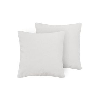 Puro Lino Cojín decorativo de puro lino lavado a la piedra gris perla