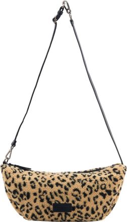 Fredsbruder FREDsBRUDER Furry Friend Dotty Leo Leather Shoulder Bag Light Brown