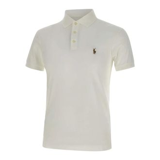 Polo Ralph Lauren Polo Shirts, male, White, Size: 2XL Core Replen Polo Shirt