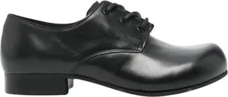 Comme Des Gar&ccedil;ons Schoenen, Dames, Zwart, 38 EU, Leer, Melted Derby