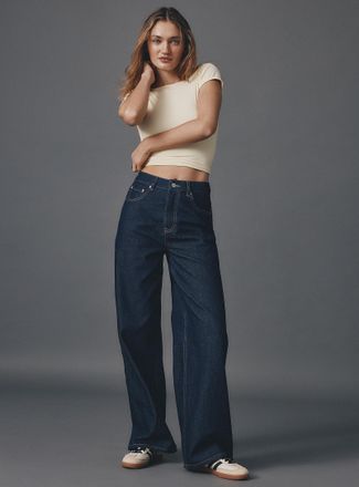 Twik Womens High-rise wide-leg jean RB fit