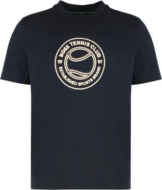 HUGO BOSS Join Logo T-shirt - Heren - T-shirts - Blauw - XS - Katoen - Tops