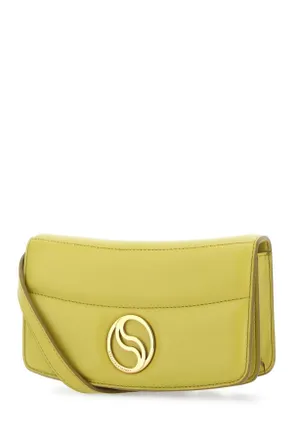 Stella McCartney Womens Acid Green Alter Mat Mini S-Wave Wallet 8301 Portafogli