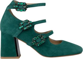 Alma En Pena Gespte hakken schoenen - Dames - Pumps - Groen - 36 EU - Schoenen