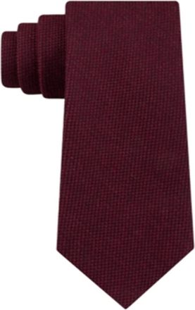 Tommy Hilfiger Mens Aaran Silk Blend Professional Neck Tie Red O/S