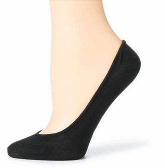 Hue Womens Hidden Cotton Liners In Black