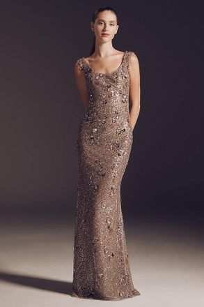 Dress The Population Josie Sleeveless Sequin Maxi Dress