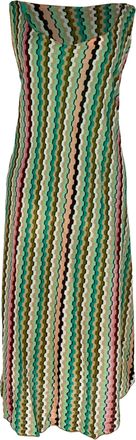 Missoni Abstract Printed Dress in Multicolor Polyester
