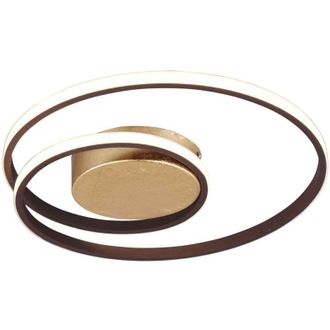Reality Reality Leuchten - Plafoniera Led Interno 22W Moderna Spirale Oro Antico 40 cm Zibal gd Trio