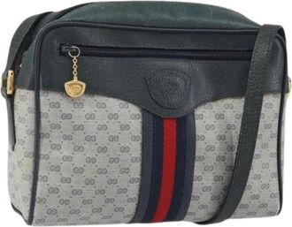 Gucci Pre-owned Cross Body Bags, female, Blue, Size: ONE SIZE Pre-owned Cross Body Bag