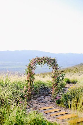 Terrain Aged Steel Garden Arch