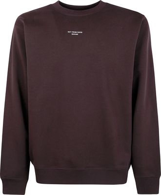 Drôle de Monsieur Le Sweatshirt Slogan Classique Round Neck Sweatshi